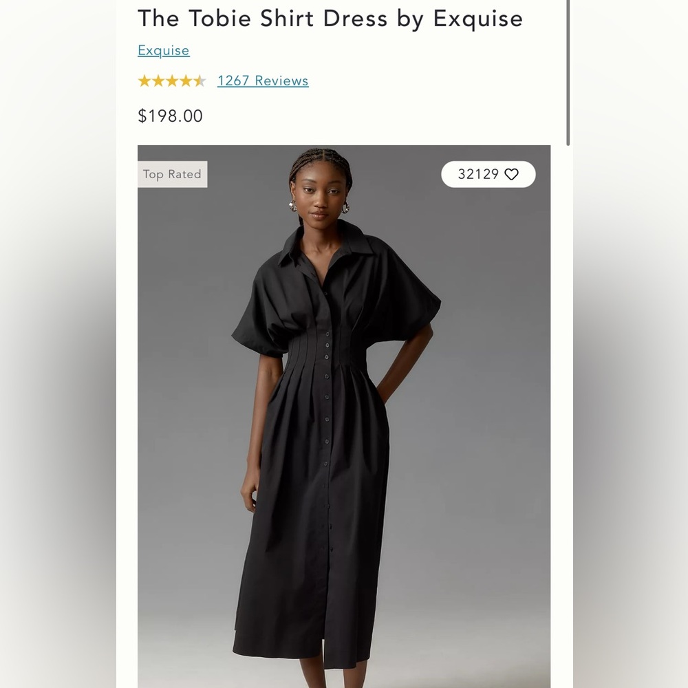 The Tobie Shirt Dress by Exquise - Anthropologie